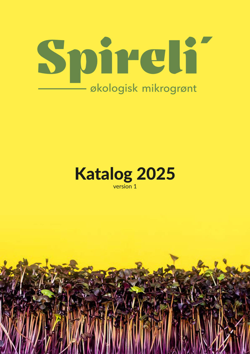 Forsiden af Spirelis katalog 2025